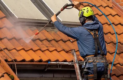 Démoussage et hydrofuge de toiture à Jallans